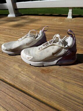Nike Air Max 270 Girls Purple white and Gray 2Y